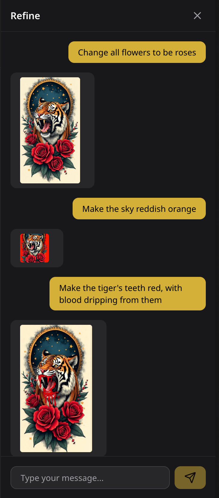 Interactive Refinement